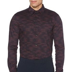 Perry Ellis Striped Button-Down Shirt